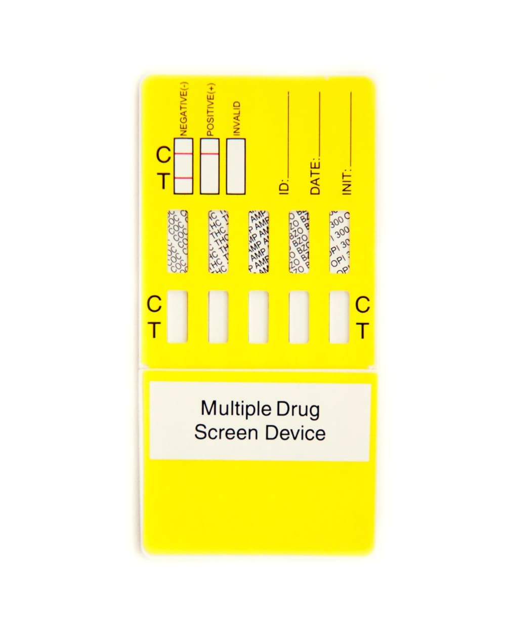 MultiDrug 5 Drug Screen Test Card